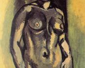 裸体女人，黑色与金色 - 亨利·马蒂斯
